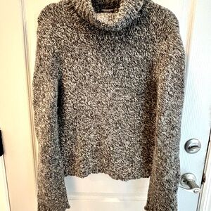 American Eagle Outfitters Gray Cowl Neck Sweater